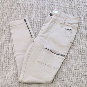 joie Cream Cargo Jeans